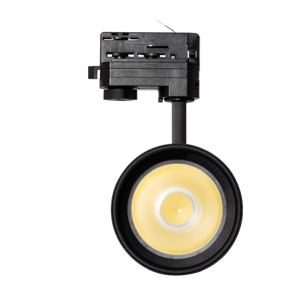 Projecteur LED rail triphasé 40W Angelo CCT PHILIPS Xitanium 15-36º couleur noire avec Télécommande