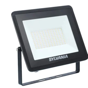 Projecteur LED SART Flat 10 000 lm noir 78 W Sylvania 6 500 K avec Câbles HDMI et VGA