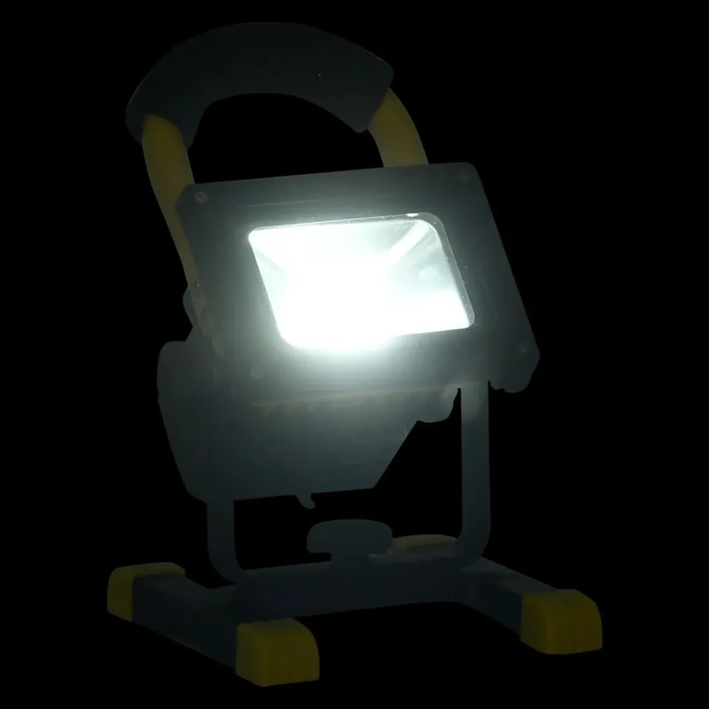 Projecteur à LED sur batterie avec poignée 30 W Blanc froid