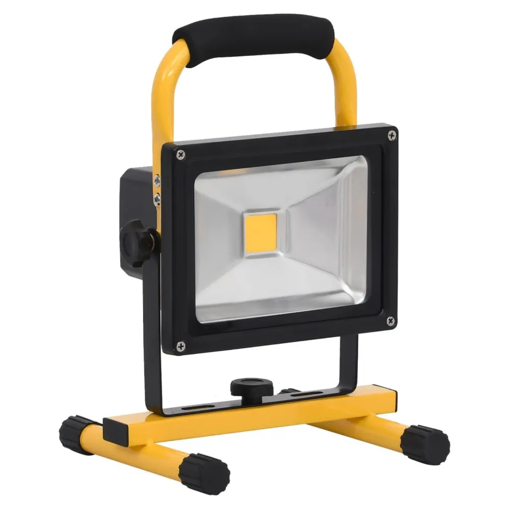 Projecteur à LED sur batterie avec poignée 30 W Blanc froid