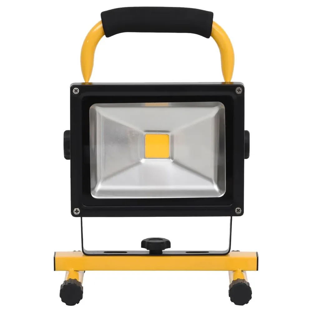 Projecteur à LED sur batterie avec poignée 30 W Blanc froid