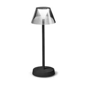 Tableau Blanc Interactif Lampe de table à batterie accumulateur avec finition blanc, gris, noir ou café. Socle en plastiqu...