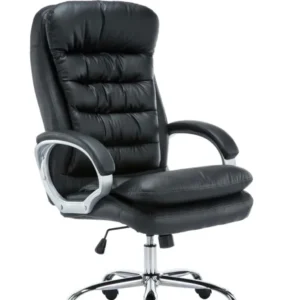 Accessoire Modulable Premium Fauteuil de bureau sur roulettes mécanisme de bascule intégré charge maximale 235 kg en simil...