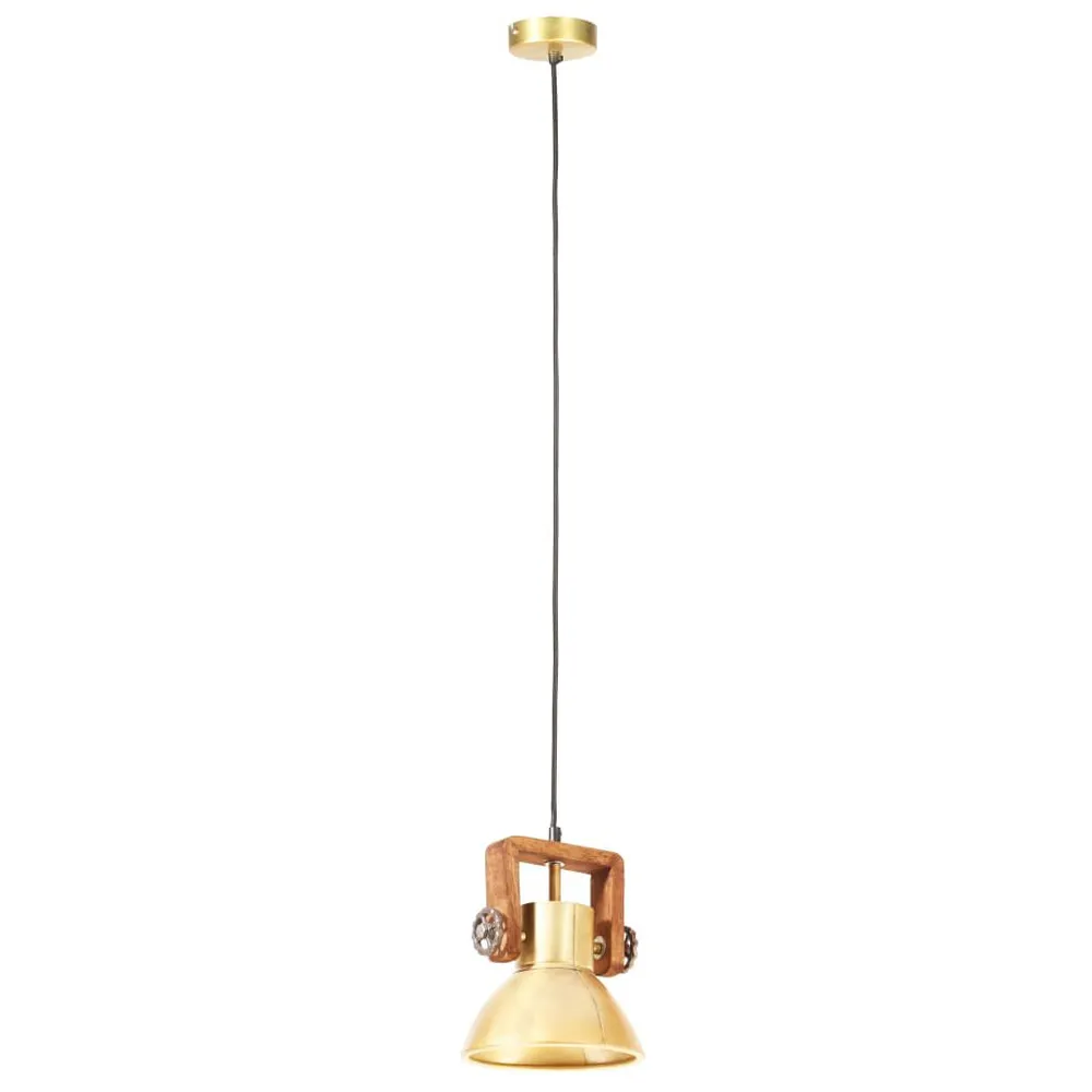 Accessoire Modulable Premium Lampe suspendue industrielle 25 W Laiton Rond 19 cm E27