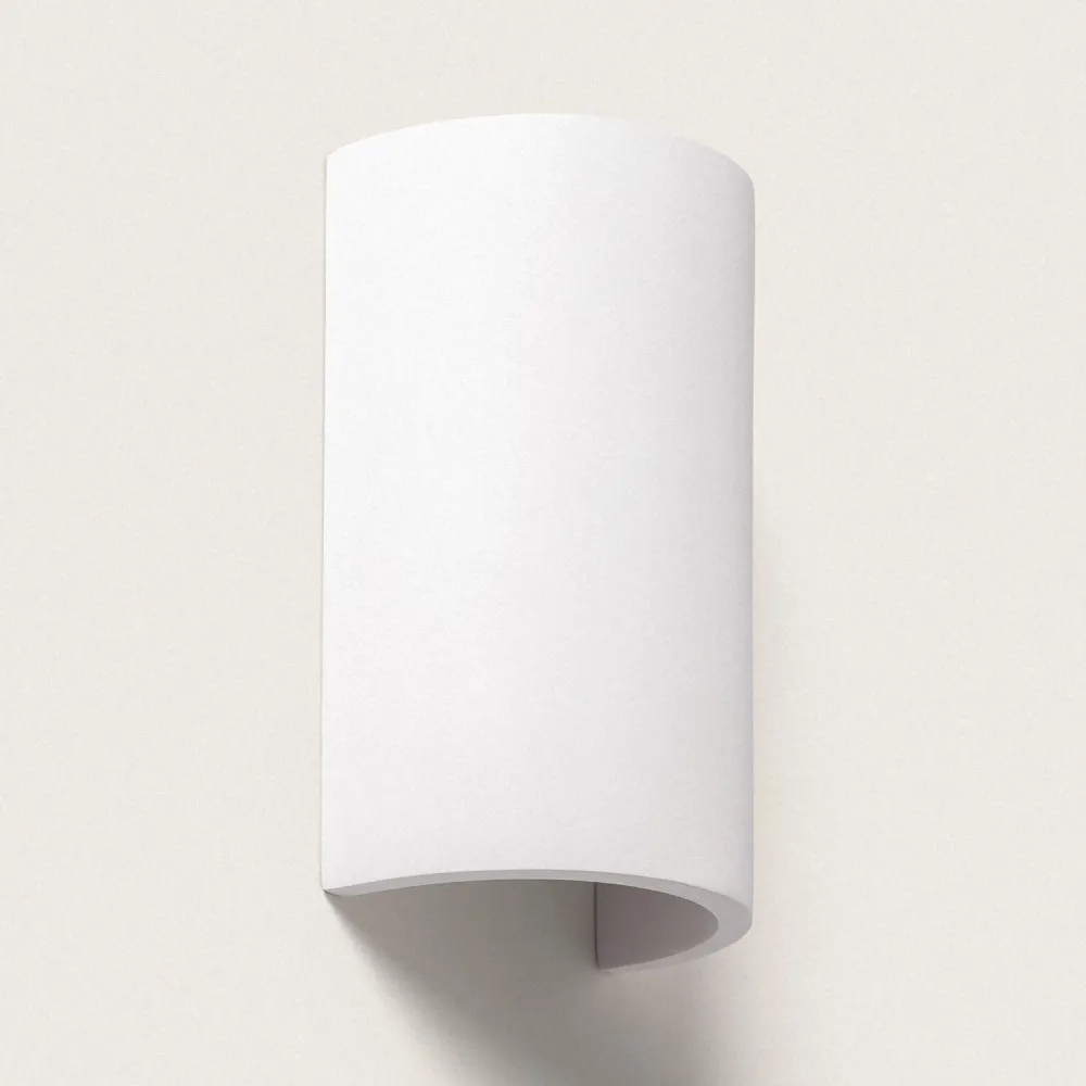 Accessoire Modulable Premium Luminaire mural en plâtre avec éclairage LED Round de Dupmy