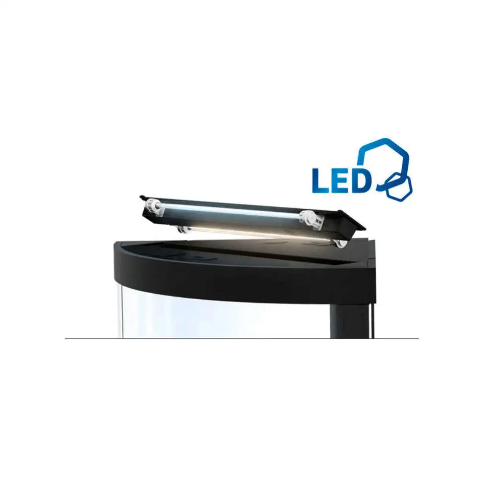 Aquarium avec meuble LED Trigon 190 en bois - H.73 cm Juwel avec revêtement anti-rayures