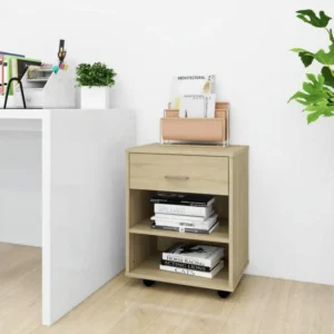 Armoire à roulettes Chêne sonoma 46x36x59
