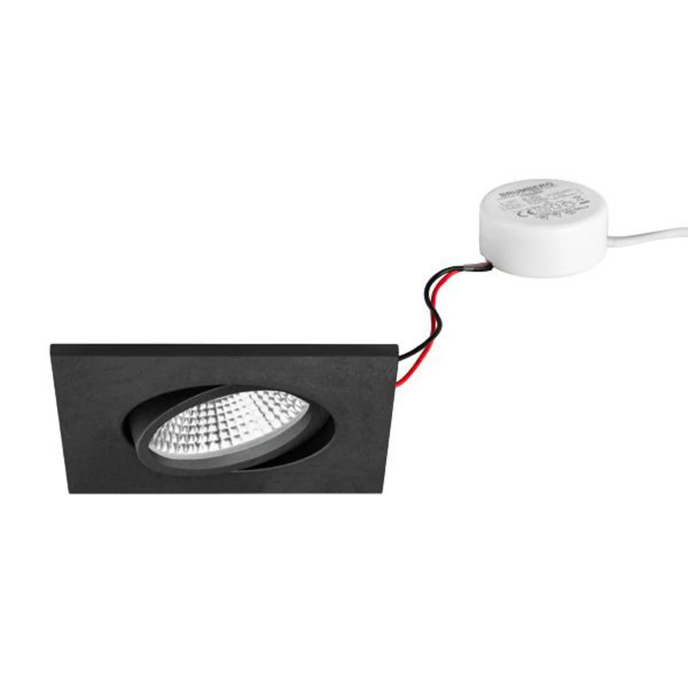 BRUMBERG BB25 IP65 encastré RC driver rond noir compatible avec la plupart des bureaux