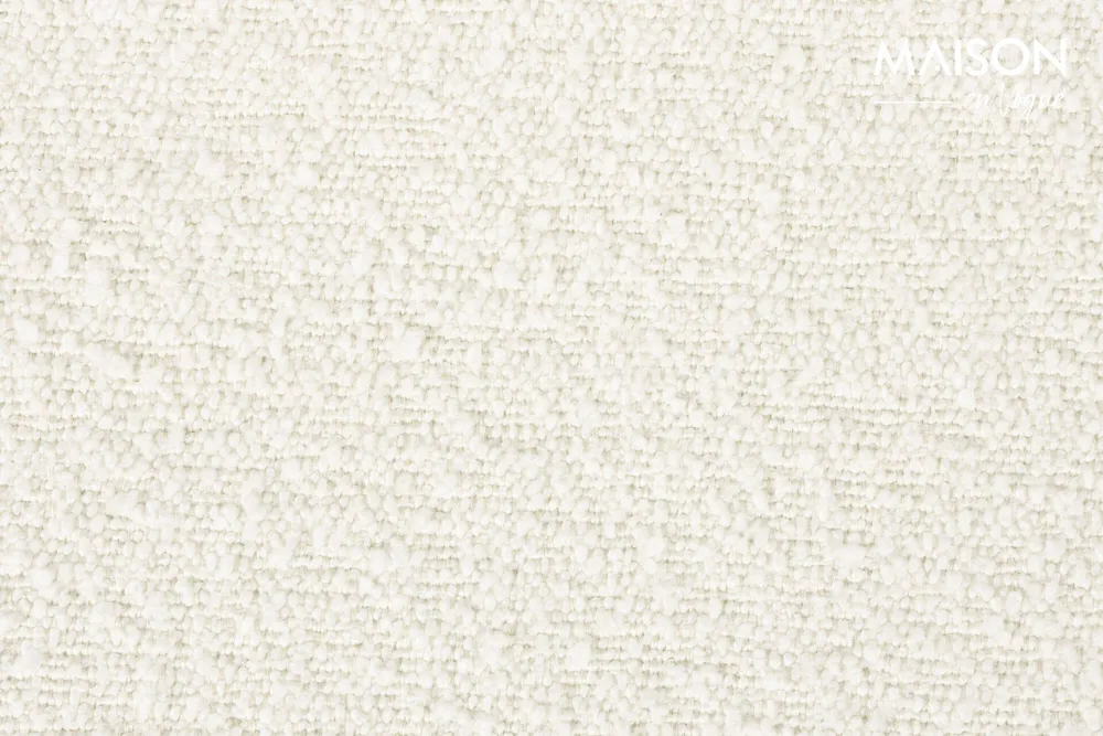 Chaise de bureau avec roues en tissu blanc Albert Kuip Zuiver - 84cm compatible avec la plupart des bureaux