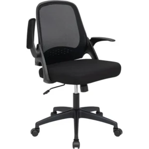 chaise de bureau pivotante bascule, fauteuil ergonomique à roulettes en maille (Lot de 4)
