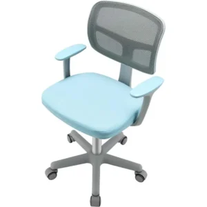 chaise de bureau à roulettes pour enfants,soutien lombaire, siège pivotant pour bureau à hauteur variable