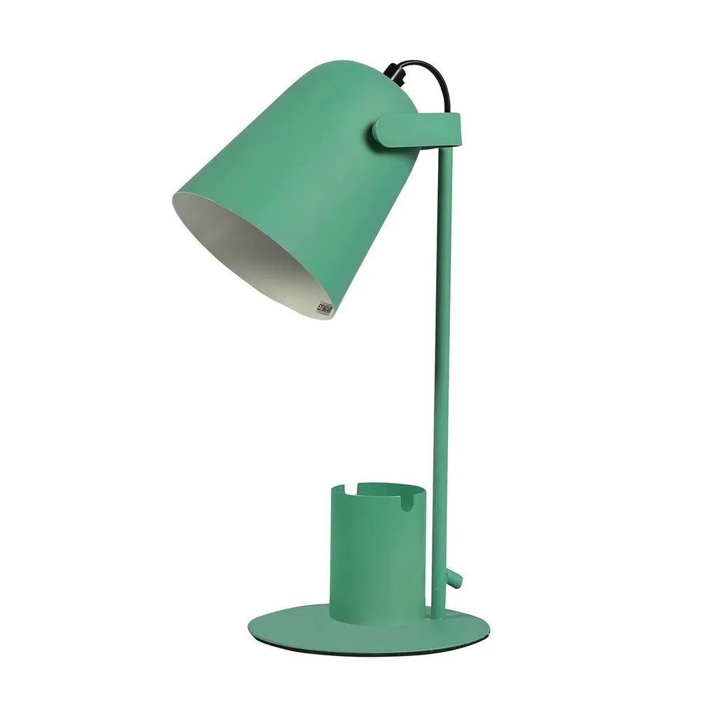 Coussin ergonomique pour Lampe de bureau Design en Métal Vert Mat iTotal CHATOYANT (35 cm)