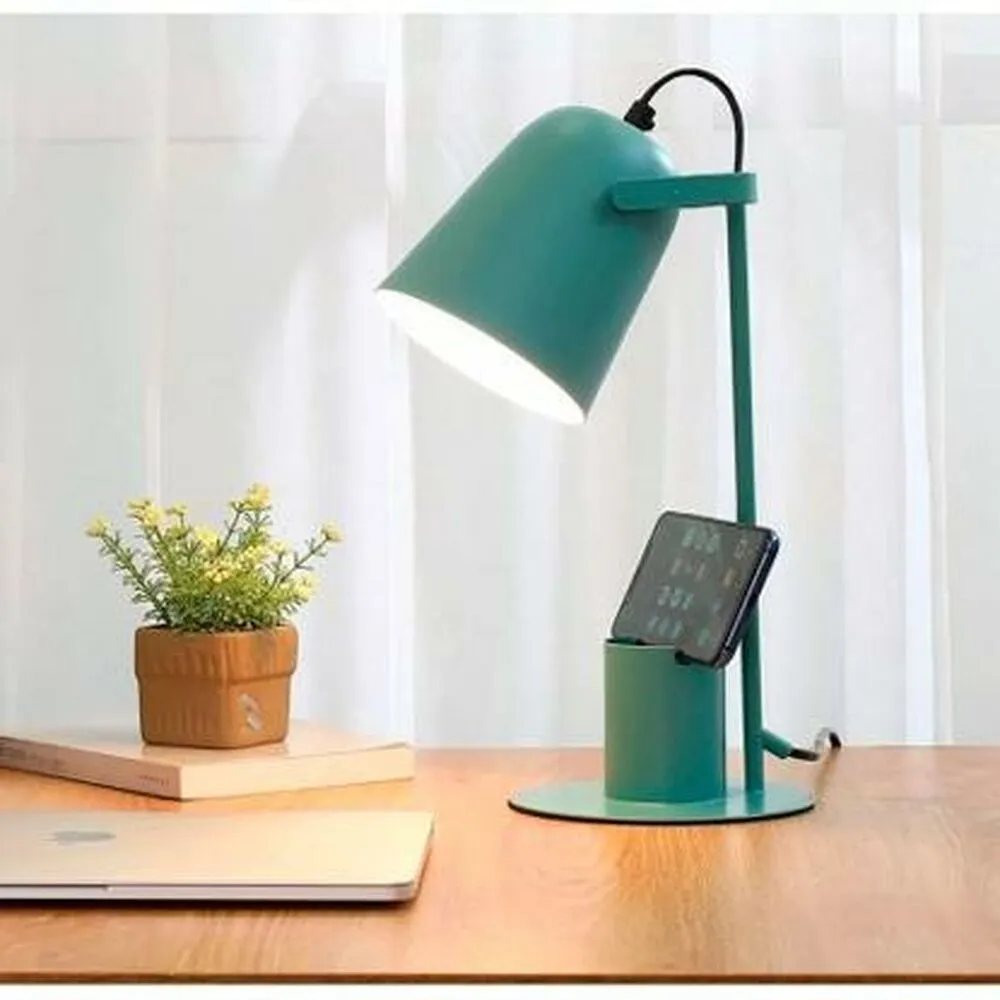 Coussin ergonomique pour Lampe de bureau Design en Métal Vert Mat iTotal CHATOYANT (35 cm)