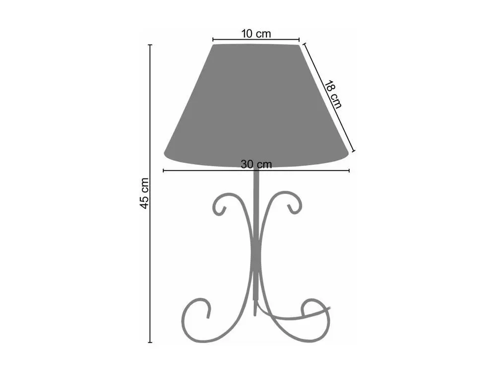 CURL - Lampe de chevet colonne métal rouge pour une organisation optimale