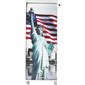Kit d'assemblage pour Caisson de Bureau Blanc à Roulettes 108 cm - Coloris: Liberté 505