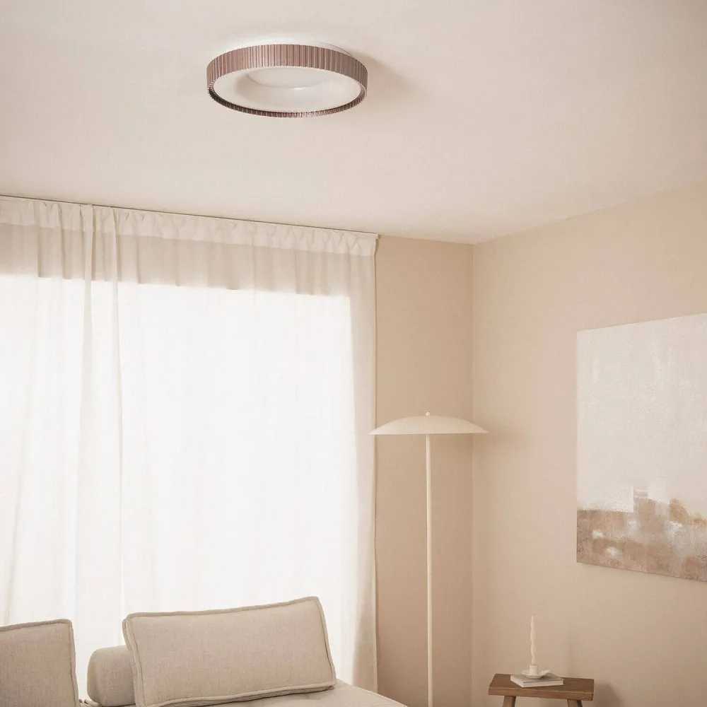Kit d'assemblage pour Lustre circulaire métallique LED 24W Guerin avec sélection CCT