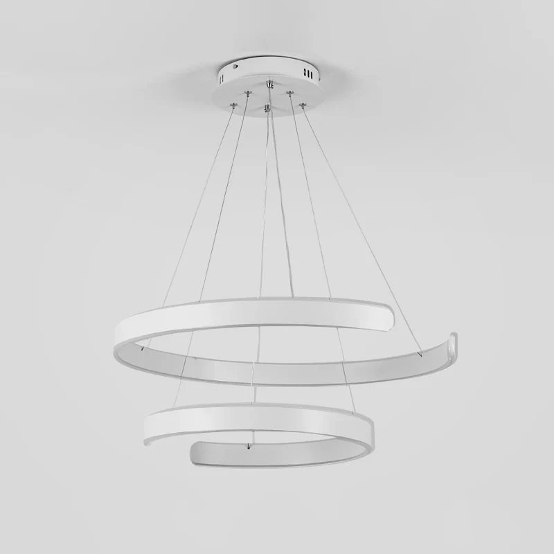 Kit d'assemblage pour Lustre de Restaurant de forme géométrique, luminaire suspendu contemporain en aluminium à LED