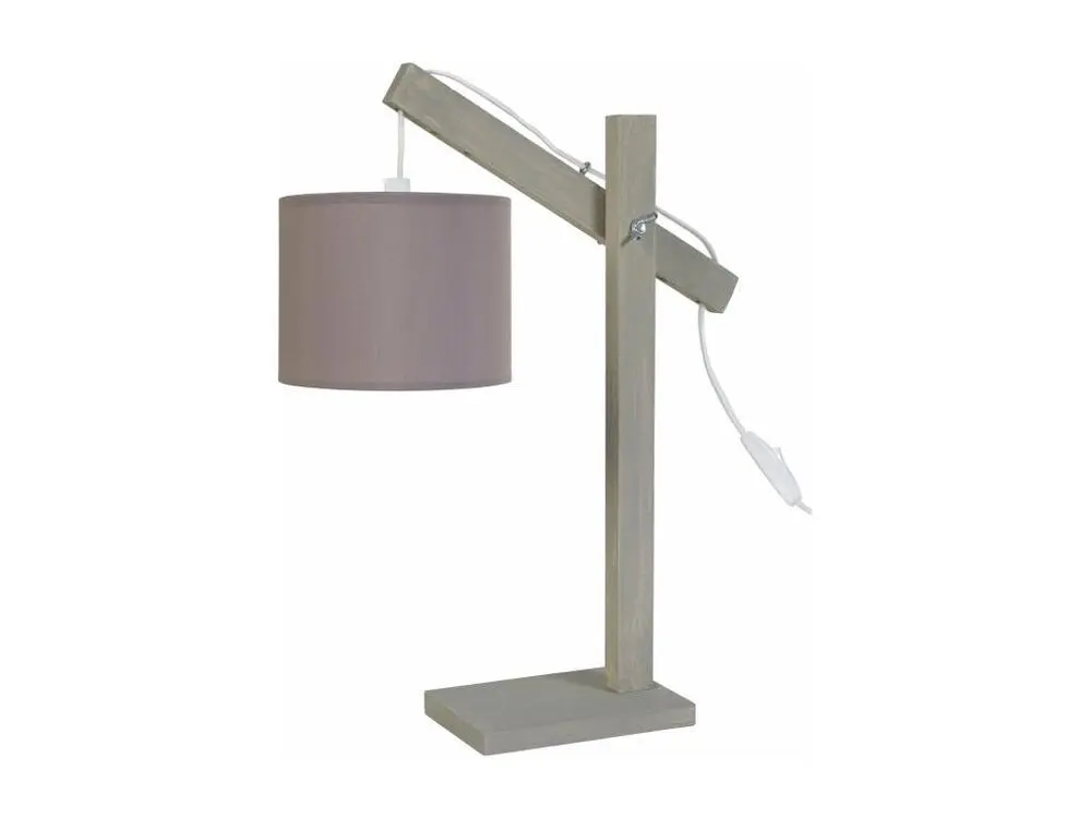 Kit d'assemblage pour PILORI CYLINDRE - Lampe de bureau articulé bois taupe