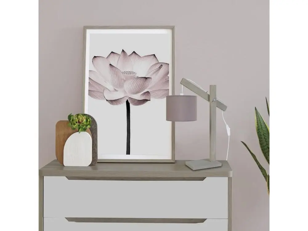 Kit d'assemblage pour PILORI CYLINDRE - Lampe de bureau articulé bois taupe