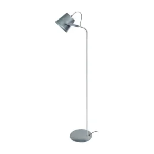 Lampadaire articulé métal aluminium, 150 cm. compatible avec la plupart des bureaux