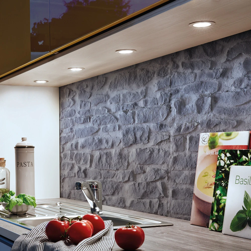 Lampe à encastrer meubles LED Dynamic FR 55 pour poste de travail réglable