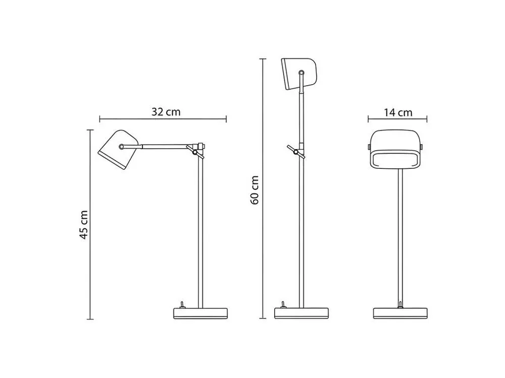Lampe Mob rouge Rouge Swabdesign avec compartiments intégrés