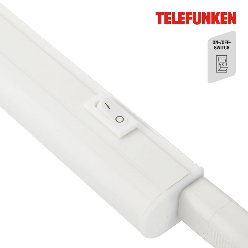 Lampe sous meuble LED Hephaistos, blanc, longueur 87 cm - Conforme aux Normes de Sécurité