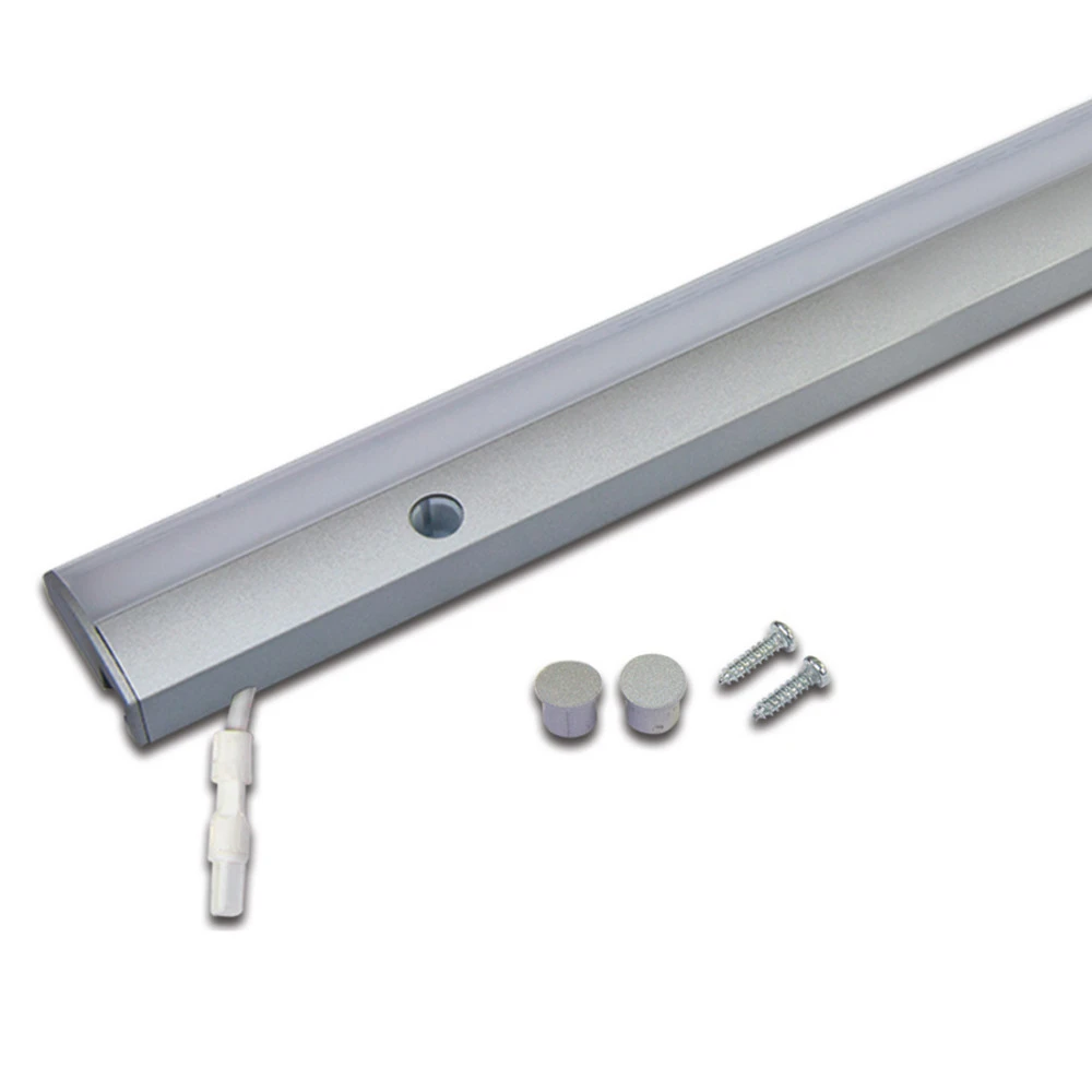 Lampe sous meuble LED ModuLite F, aluminium, 120 cm, 3.000 K Alu - Conforme aux Normes de Sécurité