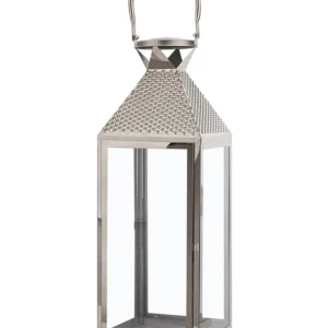 Lantern BALI Acier Silver