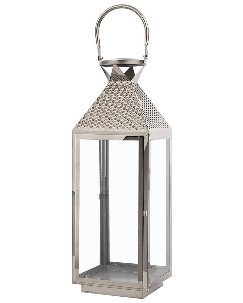 Lantern BALI Acier Silver