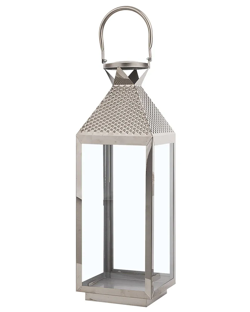 Lantern BALI Acier Silver