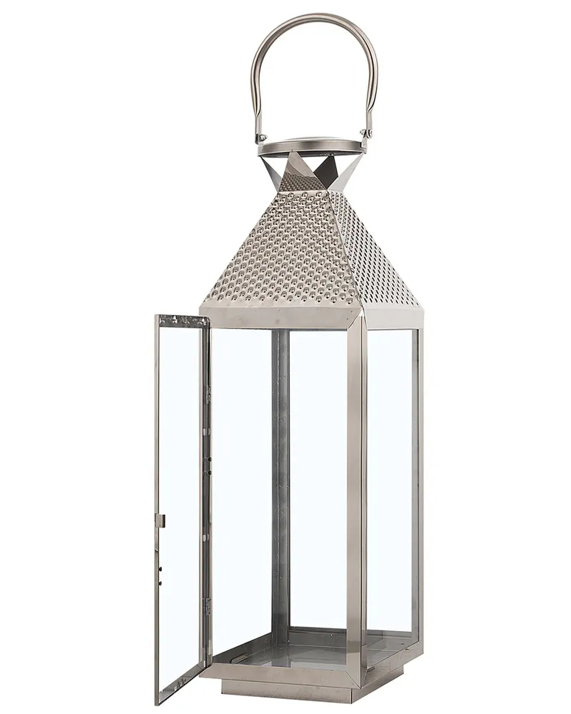 Lantern BALI Acier Silver