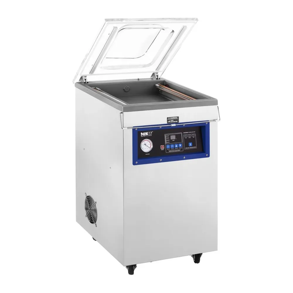 Machine sous dégarni sur roulettes 900 watts acier inoxydable 14_0002356 pour une organisation optimale