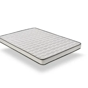 Matelas Visco Luxe Aloe Vera 67'5x200 Hauteur 16cm±2 avec 4 patins en caoutchouc