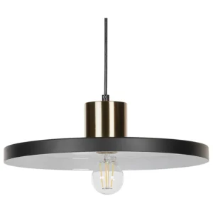 Metal Pendant Lamp Noir jais BOGAN avec Garantie 2 Ans