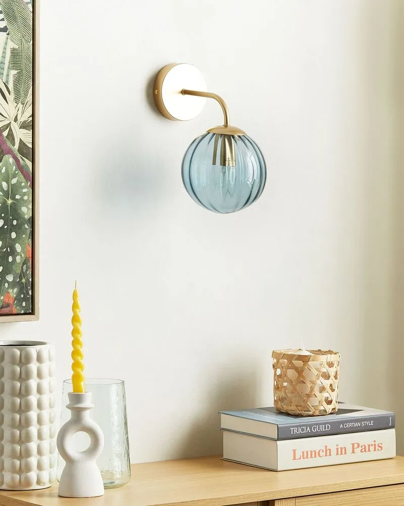 Métallique Wall Lamp Blue BOOMI