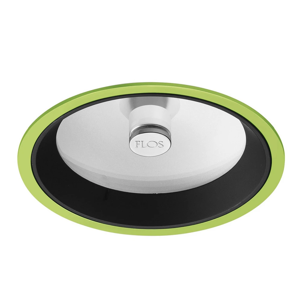 Organisateur de câbles FLOS Wan - downlight encastré haute tension, vert