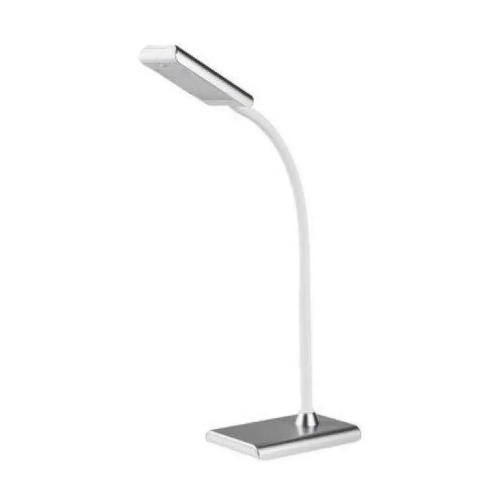 Organisateur de câbles Lampe de bureau EDM Flexo/Lampe de bureau Argenté polypropylène 400 lm