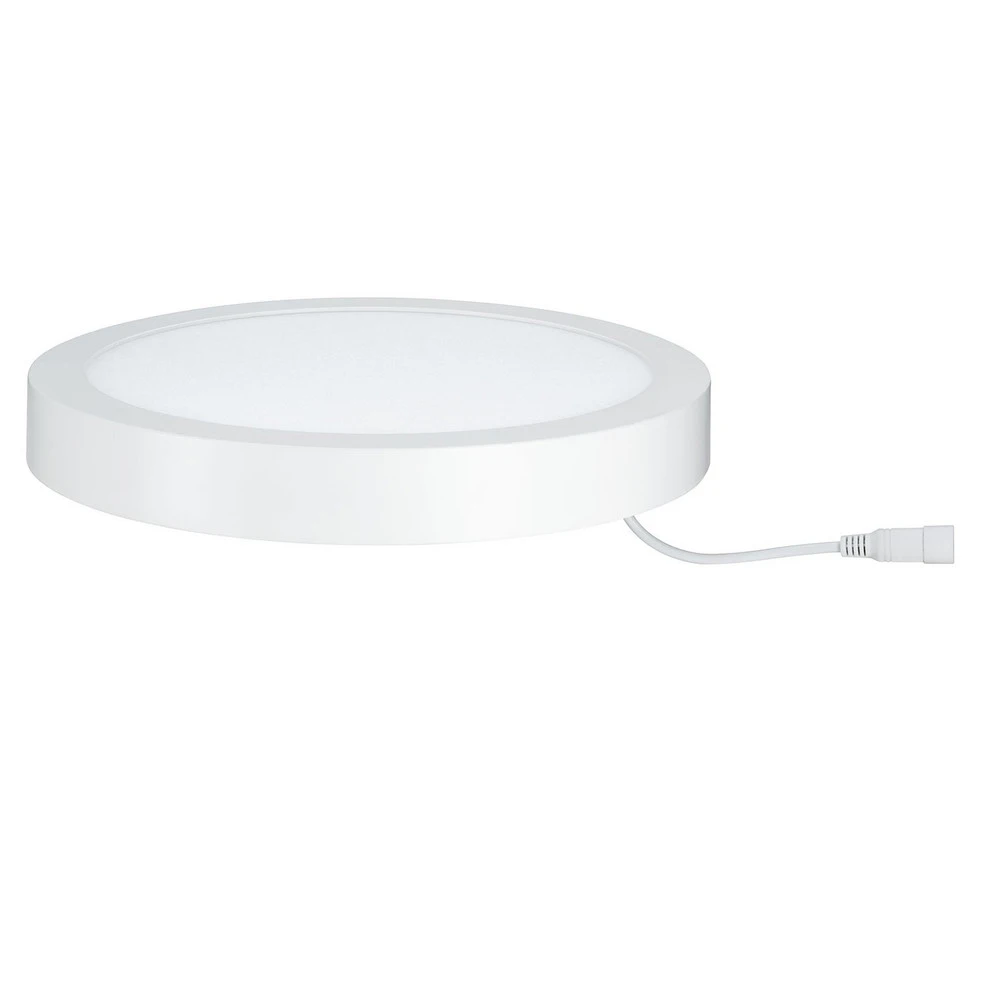 Paulmann Lunar panneau LED rond Ø 30 cm blanc mat pour bureau à hauteur variable