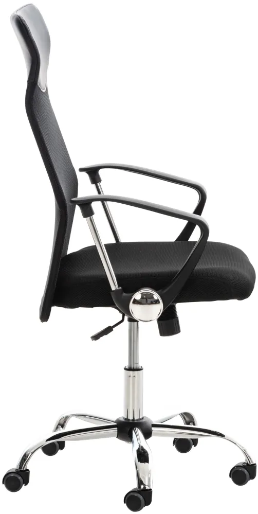 Pieds antidérapants pour Fauteuil de bureau sur roulettes mécanisme de bascule revêtue d'une maille noir 10_0002712