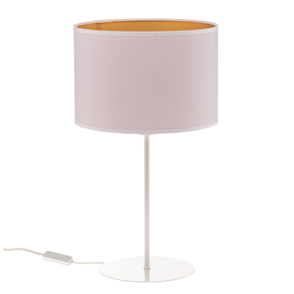 Pieds antidérapants pour Lampe à poser Roller, blanc/doré, hauteur 50 cm