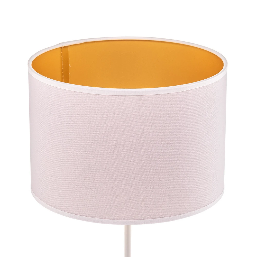 Pieds antidérapants pour Lampe à poser Roller, blanc/doré, hauteur 50 cm