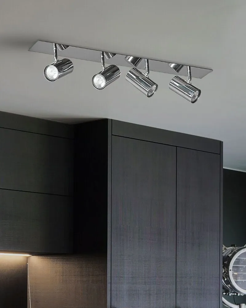 Plafondlamp zilver ROSETTA
