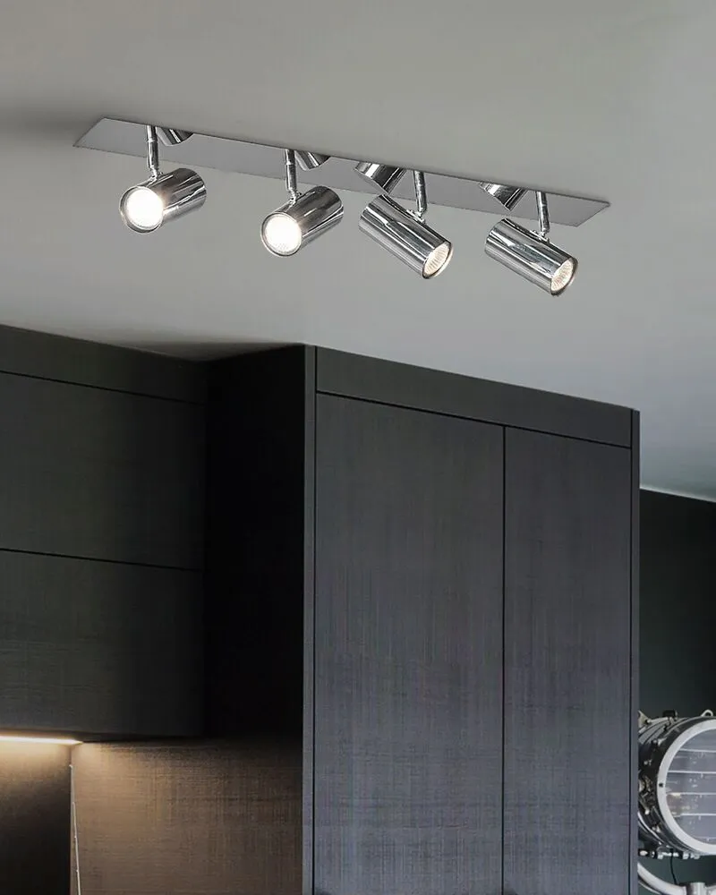 Plafondlamp zilver ROSETTA