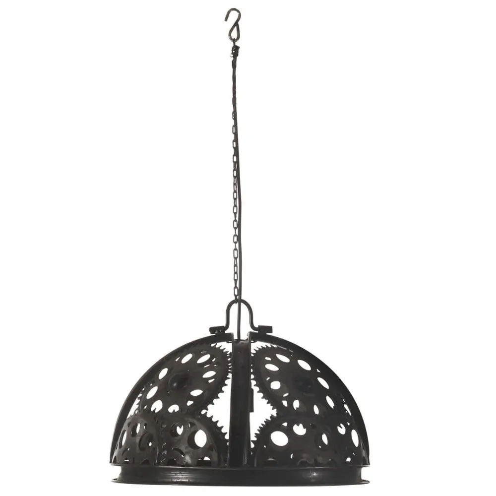 Plateau de rangement Plafonnier industriel en forme de roue dentée 45 cm E27