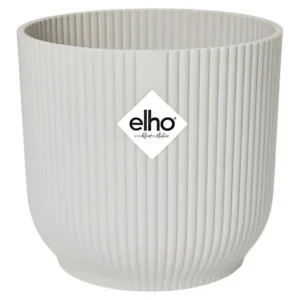 Pot De Fleurs Rond VIBES - Plastique - Ø25 - Blanc pour une organisation optimale