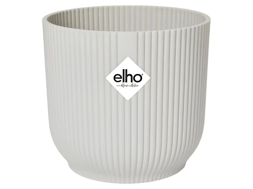 Pot De Fleurs Rond VIBES - Plastique - Ø25 - Blanc pour une organisation optimale