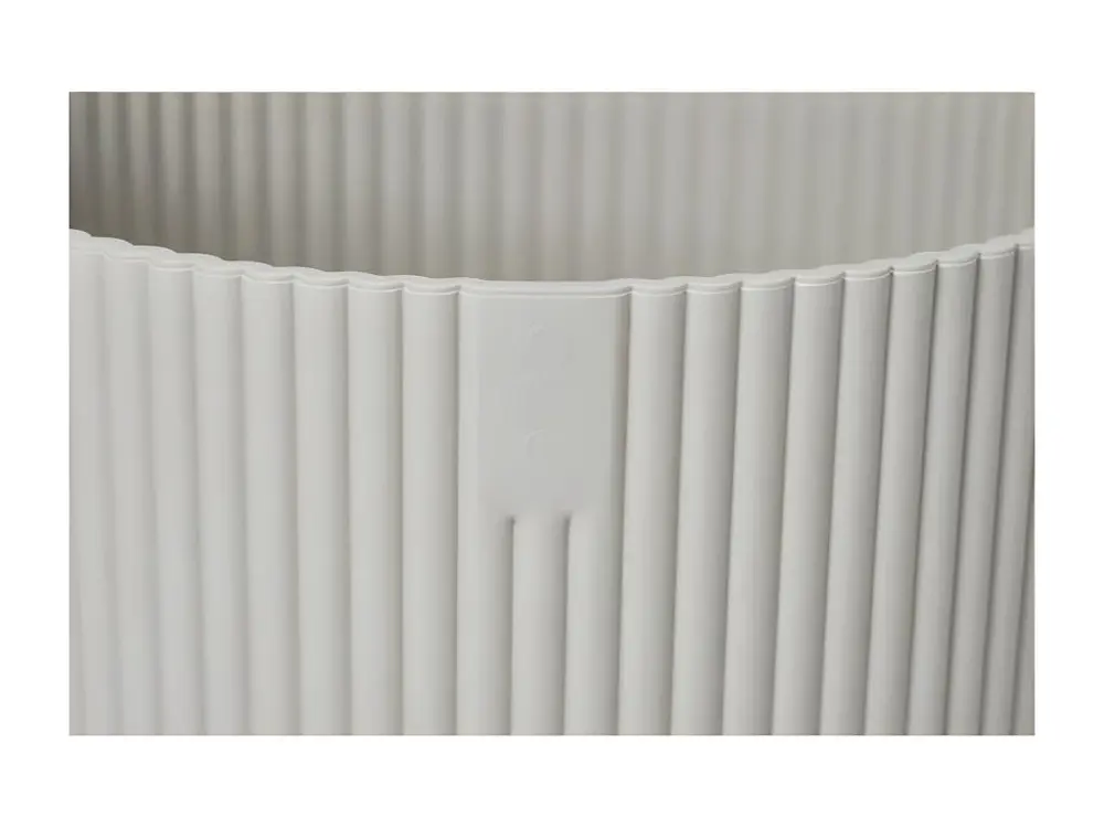 Pot De Fleurs Rond VIBES - Plastique - Ø25 - Blanc pour une organisation optimale