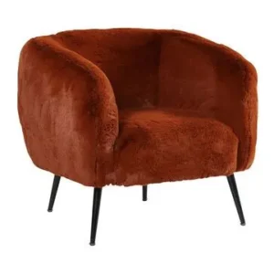 Professionnel Haute Qualité Fauteuil Albert en fausse fourrure Fox Athezza - 75cm
