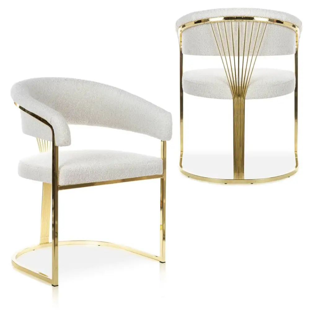 Professionnel Haute Qualité Fauteuil D'Appoint Lotus Doré